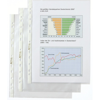 HETZEL Prospekthlle Economic, A4, PP, glasklar, 0,043 mm