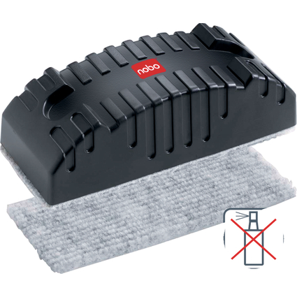 nobo Tafellöscher-Nachfüllpack Löschfilz, grau