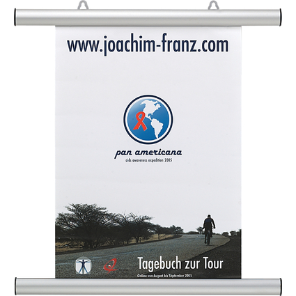 FRANKEN Plakatleiste, Aluminium, silber, Lnge: 705 mm