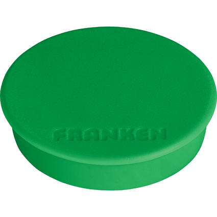 FRANKEN Haftmagnet, Haftkraft: 2.500 g, Durchm. 38 mm, grn