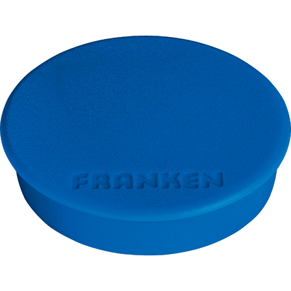 FRANKEN Haftmagnet, Haftkraft: 2.500 g, Durchm. 38 mm, blau