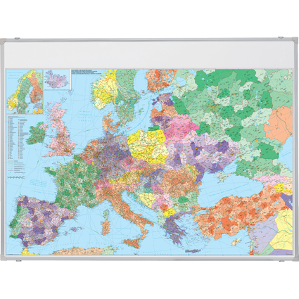 FRANKEN Europakarte, pinnbar, (B)1.380 x (H)980 mm