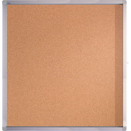 FRANKEN Schaukasten ECO fr 12x DIN A4, Kork-Rckwand