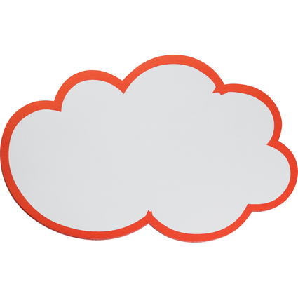 FRANKEN Moderationskarte Wolke, 230 x 140 mm, weiß mit