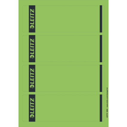 LEITZ Ordnerrcken-Etikett, 61 x 192 mm, kurz, breit, grn