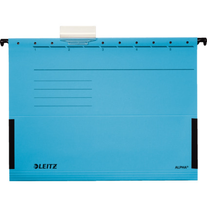 LEITZ ALPHA Hngetasche, A4, mit Frschen, blau