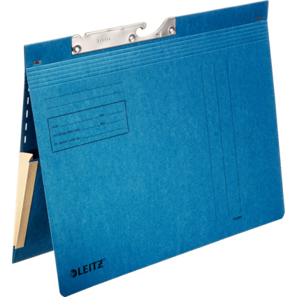 LEITZ Pendelhefter, mit Dehntasche, A4, blau