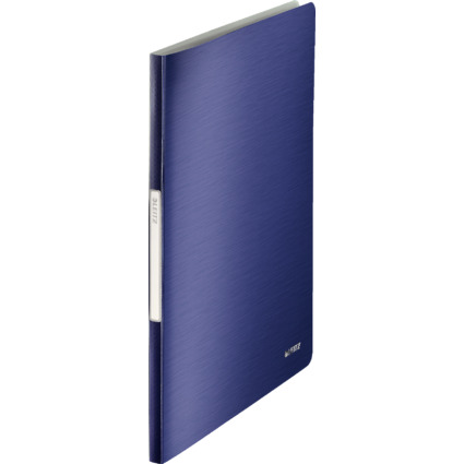 LEITZ Sichtbuch Style, A4, PP, mit 40 Hüllen, titan-blau