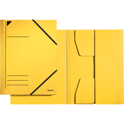 LEITZ Eckspannermappe, DIN A4, Karton 320 g/qm, gelb