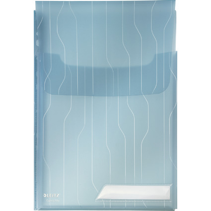 LEITZ Sicht-/Prospekthülle CombiFile Maxi, A4, PP, blau