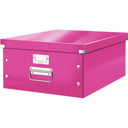 LEITZ Ablagebox Click & Store WOW, DIN A3, pink
