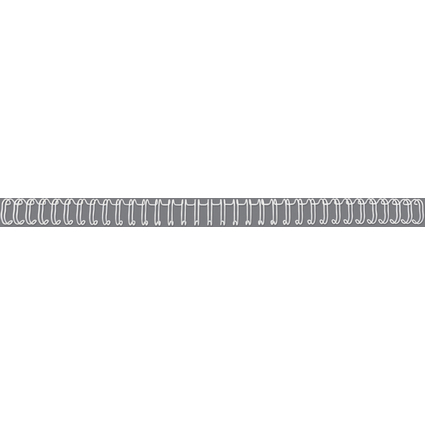 GBC Drahtbinderücken WireBind, A4, 34 Ringe, 14 mm, weiß