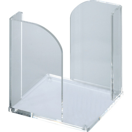 MAUL Zettelbox Acryl, glasklar, Strke: 4 mm, ohne Zettel
