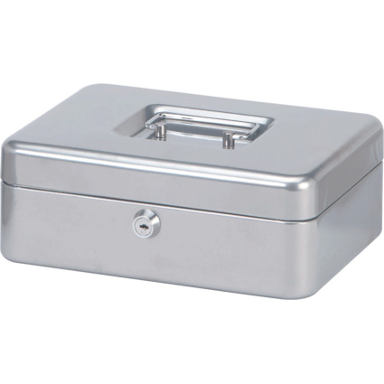 MAUL Geldkassette, silber, Maße: (B)250 x (T)191 x (H)90 mm