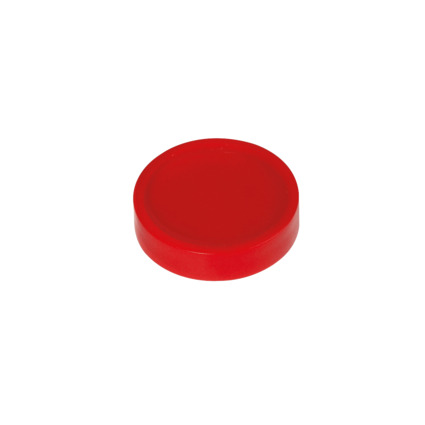 MAUL Industriemagnet, Durchmesser: 29 mm, 1 kg, rot