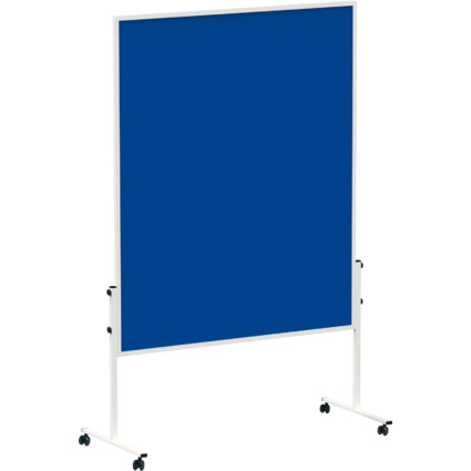 MAUL Moderationstafel solid, 1.500 x 1.200 mm, Filz blau