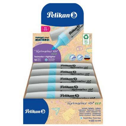 Pelikan Textmarker 490 eco, pastellblau