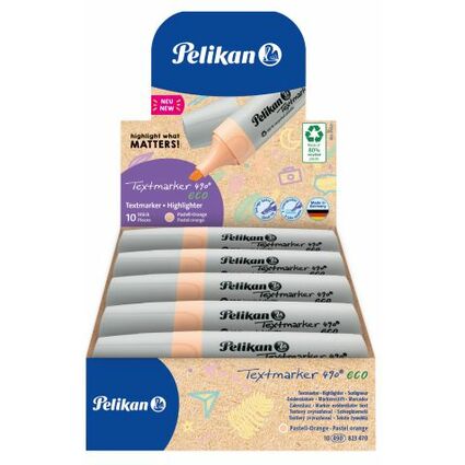 Pelikan Textmarker 490 eco, pastellorange