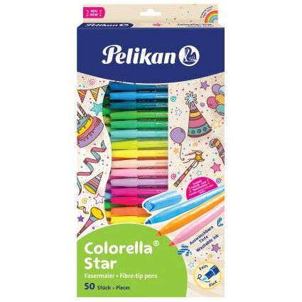 Pelikan Fasermaler colorella star, 50er Kartonetui