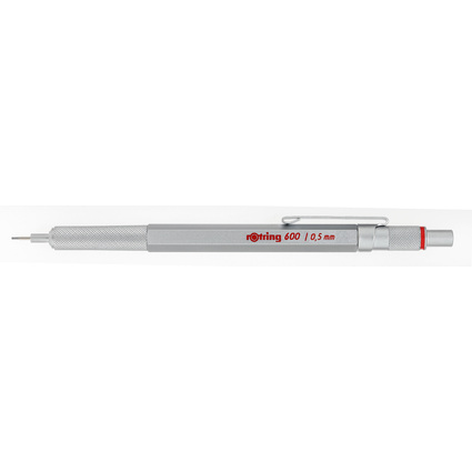 rotring Feinminenstift 600, 0,5 mm, silber