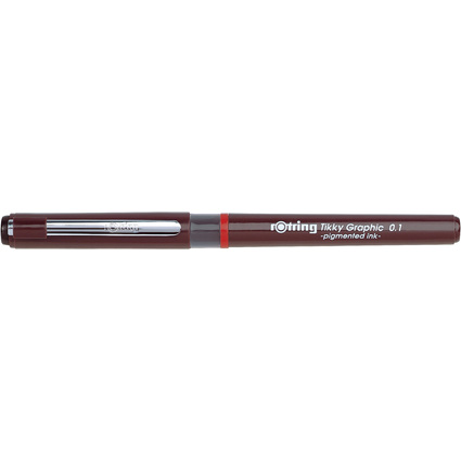 rotring Tikky Graphic Faserschreiber, Strichstärke 0,1 mm