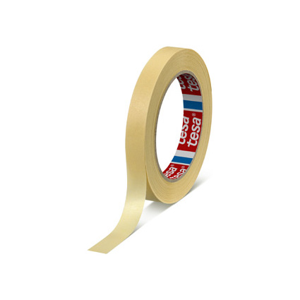 tesa Maler Krepp 4323 Basic Papierabdeckband, 19 mm x 50 m