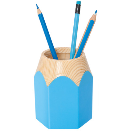 WEDO Stiftekcher "PENCIL", aus Kunststoff, hellblau