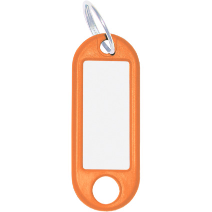 WEDO Schlüsselanhänger mit Ring, Durchmesser: 18 mm, orange