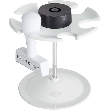 WEDO Stempeltrger 6-fach, rund, lichtgrau