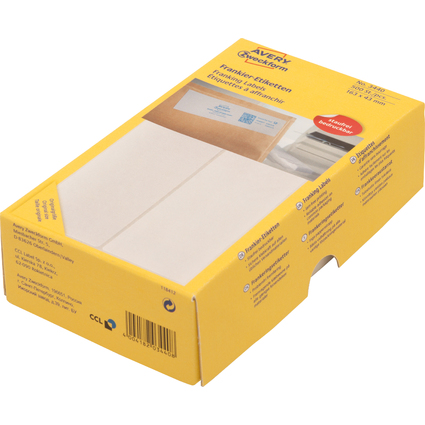 AVERY Zweckform Frankier-Etiketten, 163 x 43 mm, doppelt