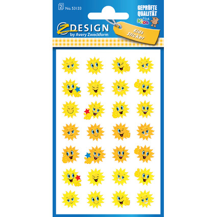 AVERY Zweckform ZDesign KIDS Motivations-Sticker "Sonne"