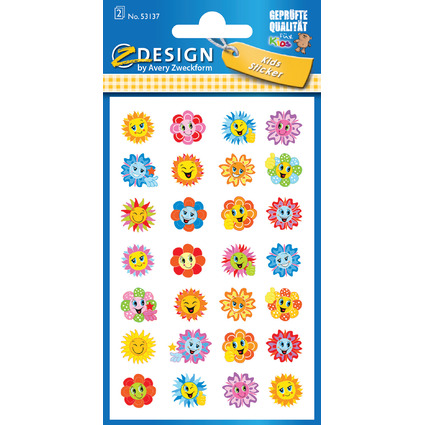 AVERY Zweckform ZDesign KIDS Sticker "Blumen"