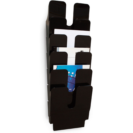 DURABLE Wand-Prospekthalter-Set "FLEXIPLUS 6", A4, 6 Fächer