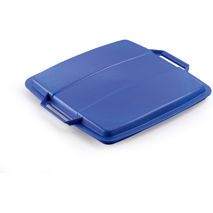 DURABLE Deckel DURABIN LID 90, quadratisch, blau