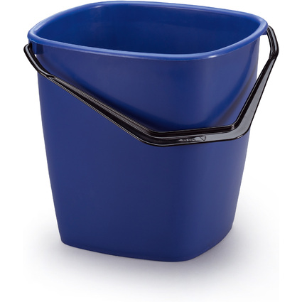 DURABLE Putzeimer BUCKET, 9,5 Liter, rechteckig, blau