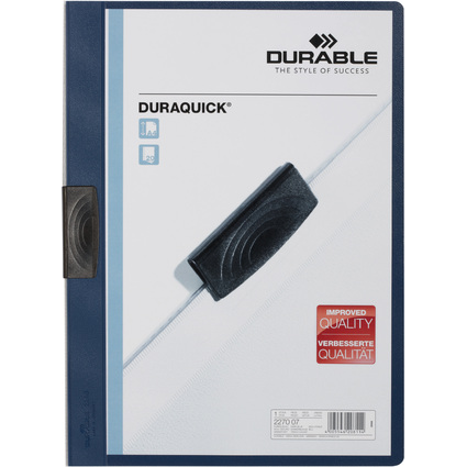 DURABLE Klemmhefter DURAQUICK, DIN A4, dunkelblau