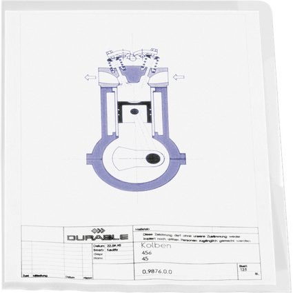 DURABLE STANDARD Sichthlle, DIN A4, PP, 0,12 mm