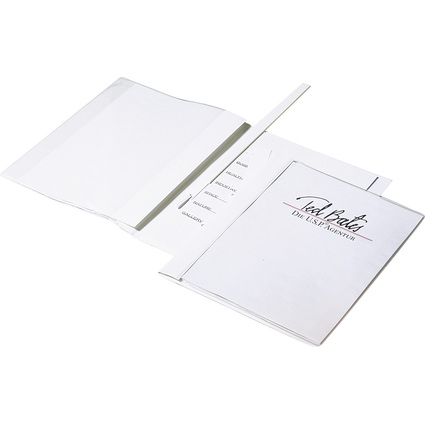 DURABLE Schnellhefter DURAPLUS de Luxe, DIN A4, weiß