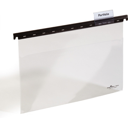 DURABLE Hängehefter, DIN A4, transparent, 60 mm Rastreiter