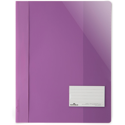 DURABLE Schnellhefter Überbreit, A4+, PVC, lila
