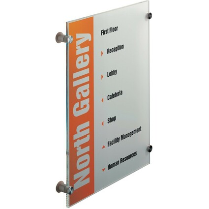 DURABLE Trschild CRYSTAL SIGN, (B)297 x (H)420 mm