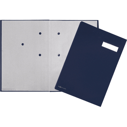 PAGNA Unterschriftenmappe, DIN A4, 20 Fächer, blau