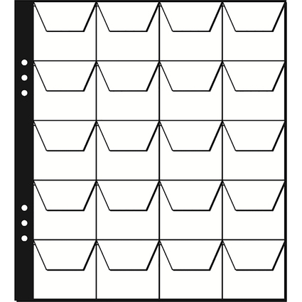 PAGNA Mnzhllen, 20 Fcher  45 x 45 mm, 215 x 235 mm