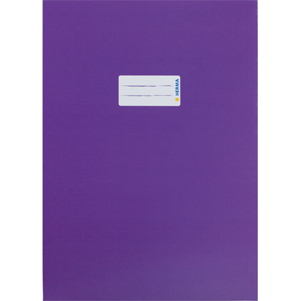 HERMA Heftschoner, aus Karton, DIN A4, violett