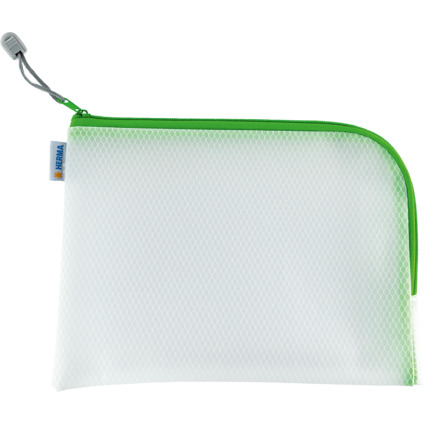 HERMA Reiverschlusstasche "Mesh Bags", DIN A5, grn