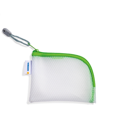 HERMA Reiverschlusstasche "Mesh Bags", DIN A7, grn