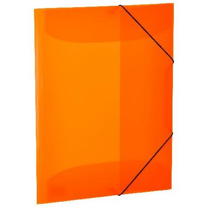 HERMA Eckspannermappe, aus PP, DIN A3, neon-orange