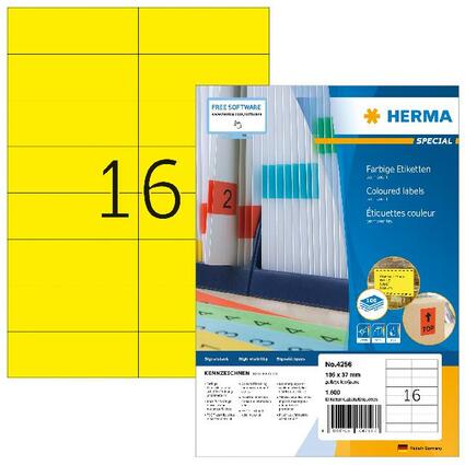 HERMA Universal-Etiketten SPECIAL, 105 x 37 mm, gelb