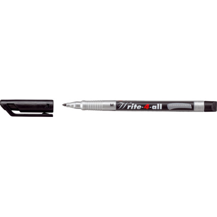 STABILO Permanent-Marker Write-4-all, M, schwarz