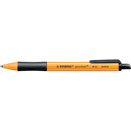 STABILO Druckkugelschreiber pointball, 0,5 mm, schwarz